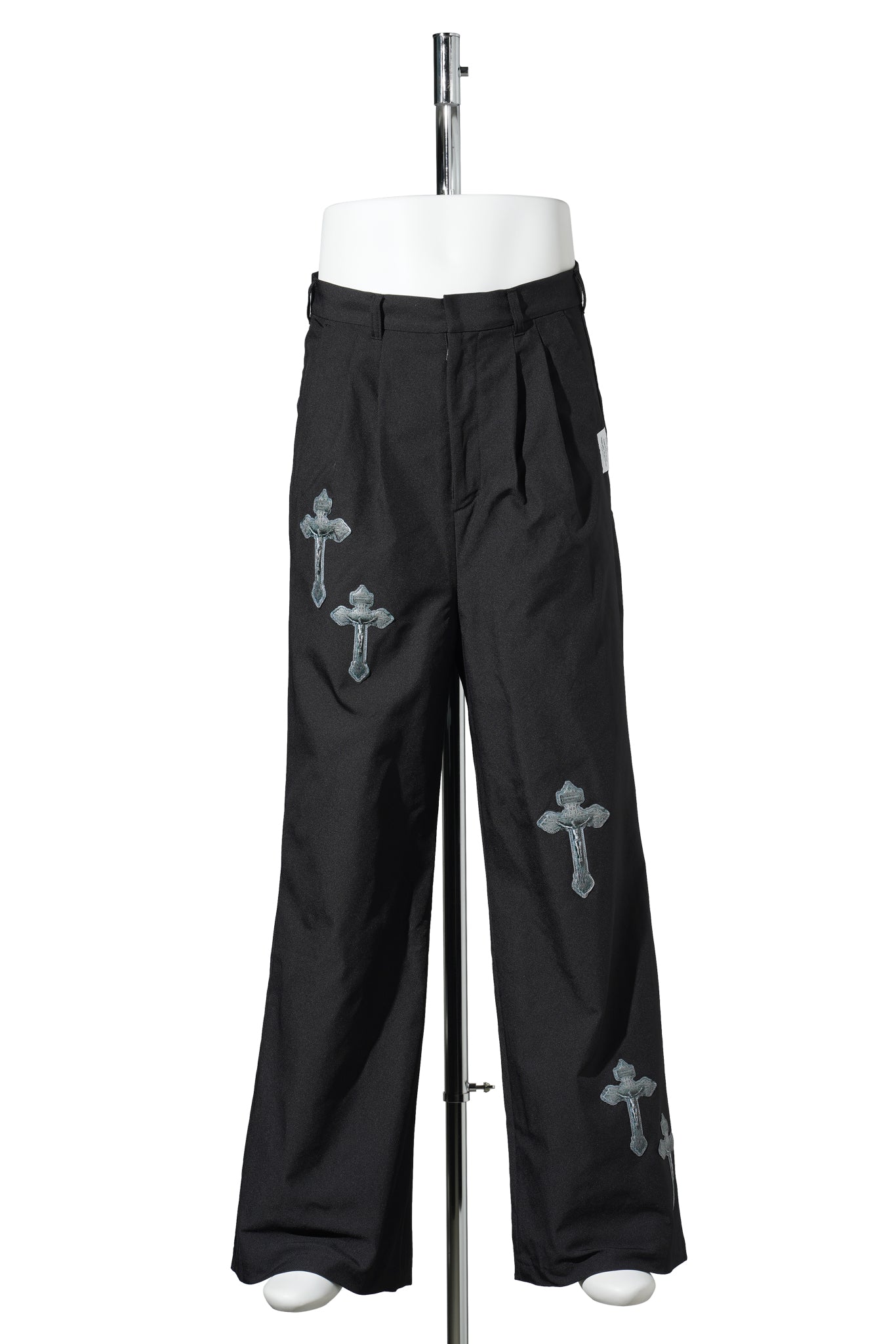 3D CROSS PANTS / BLACK