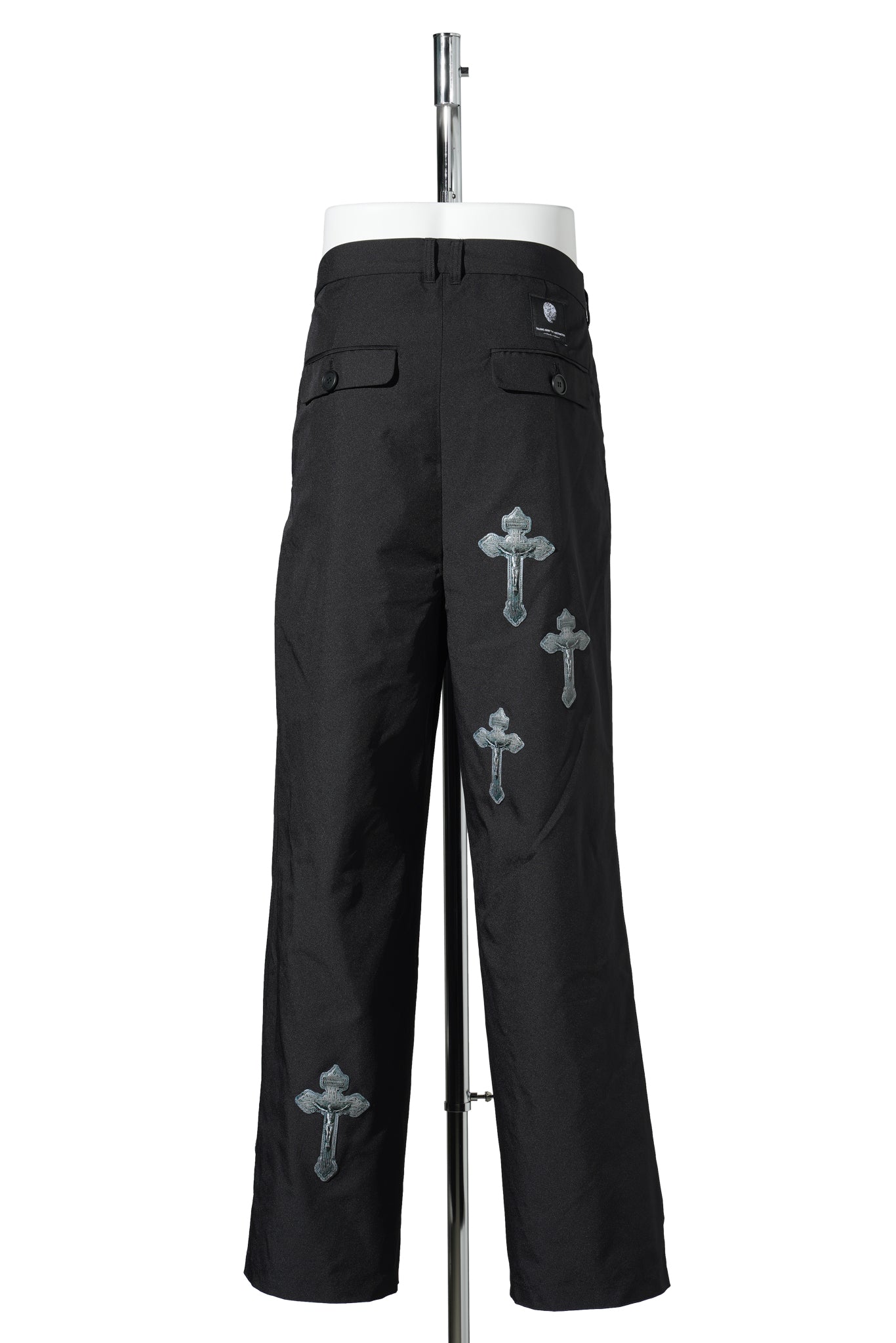3D CROSS PANTS / BLACK