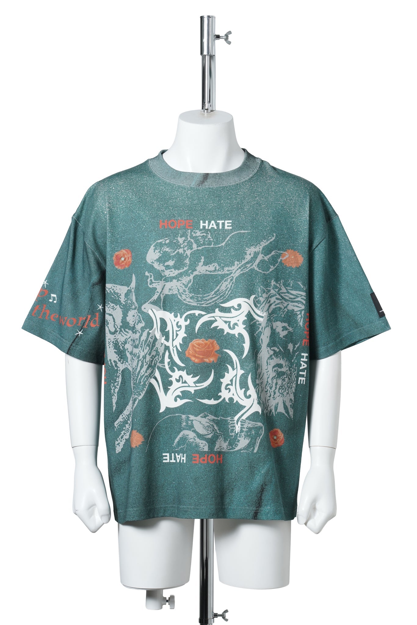 RHCP ART RPRICA TEE / BLACK