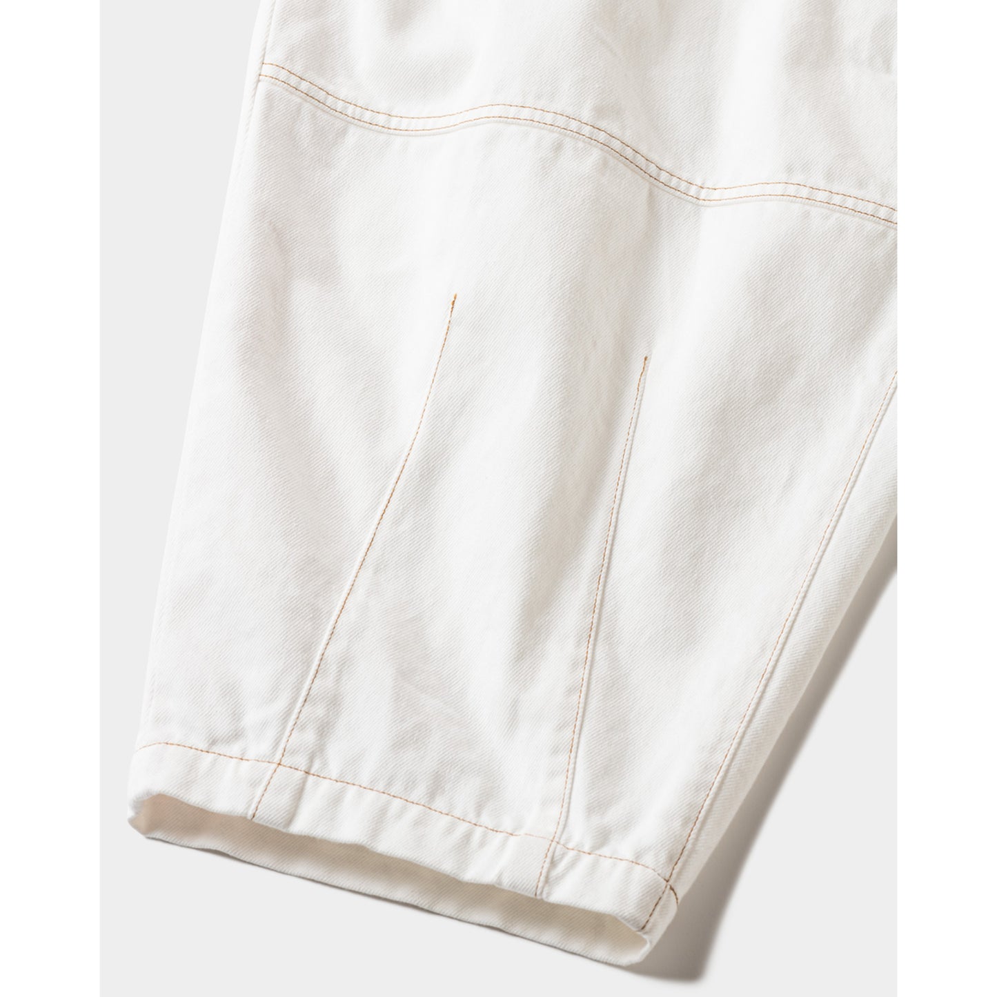 DENIM BALLOON PANTS / WHITE