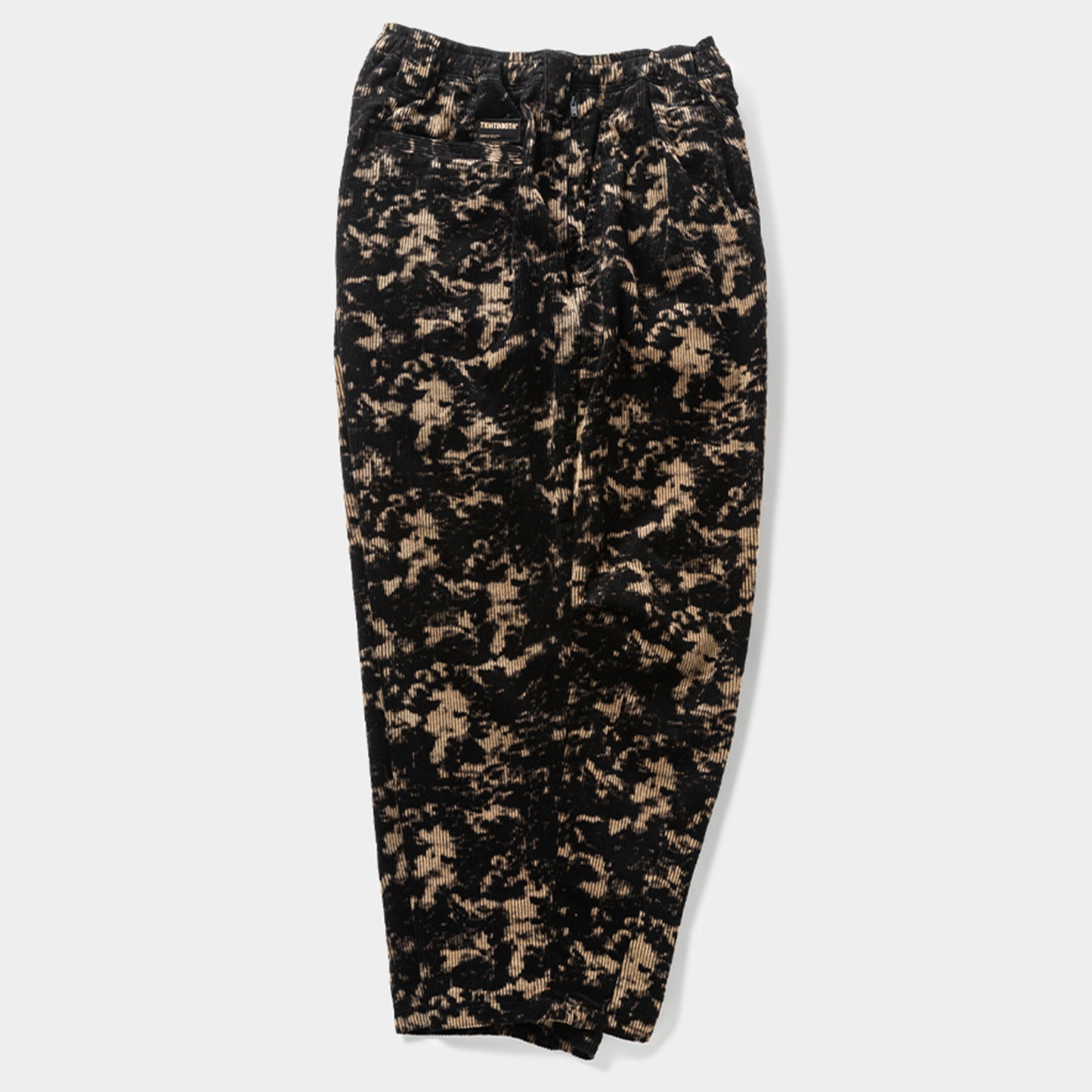 BLEACH CORD BALLOON PANTS / BLACK