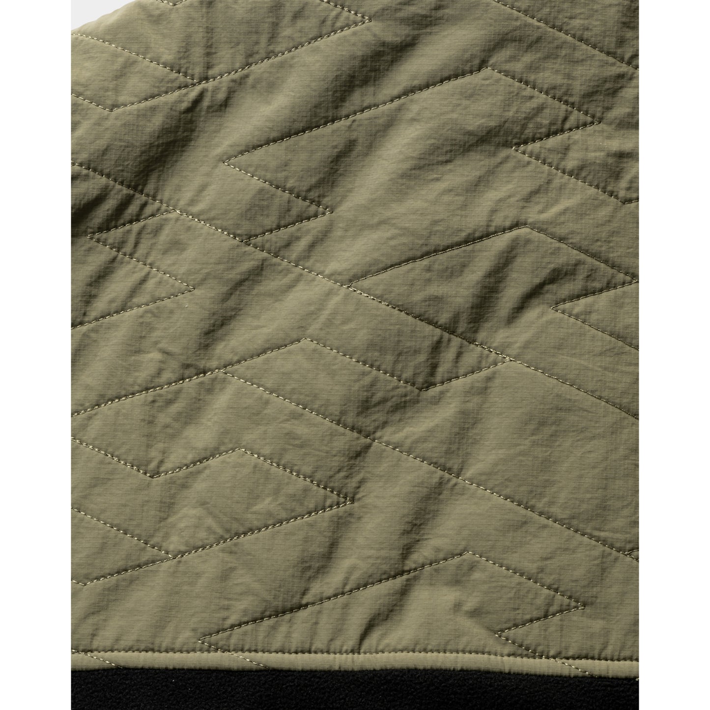 T QUILT FLEECE JACKET / OLIVE