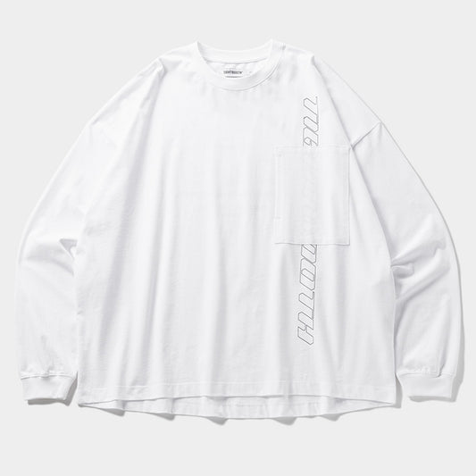 STRAIGHT UP L/S T-SHIRT / WHITE