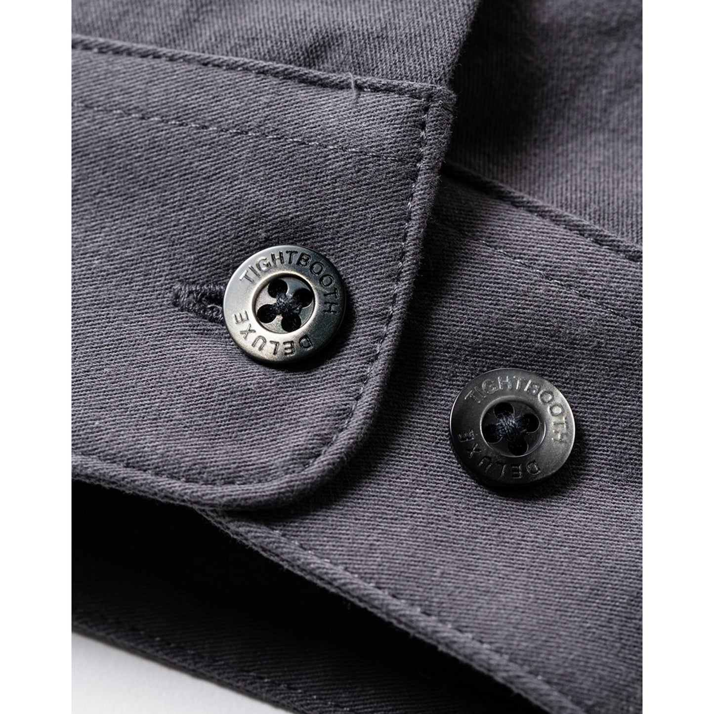 FLANNEL SKIPPER SHIRT(TIGHTBOOTH x DELUXE) / GRAY