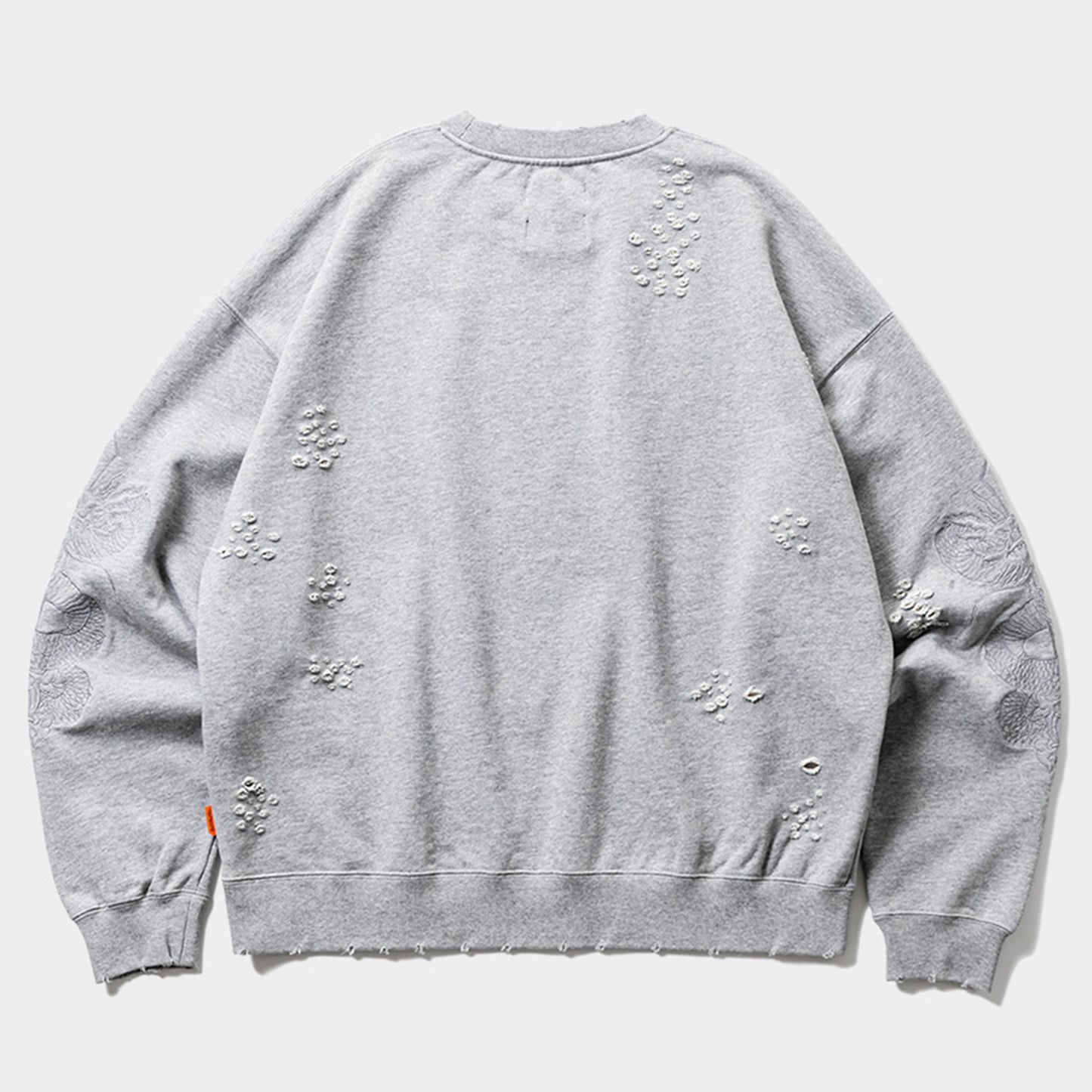 DAMAGE CREW SWEAT(TIGHTBOOTH x DELUXE) / GRAY