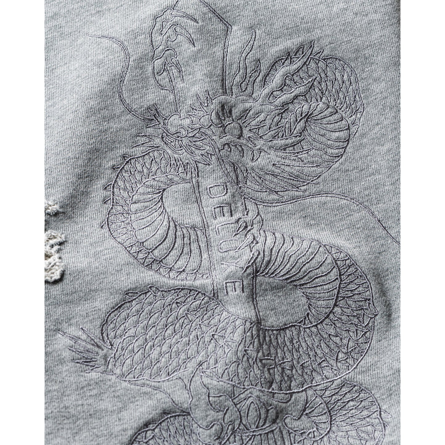 DAMAGE CREW SWEAT(TIGHTBOOTH x DELUXE) / GRAY