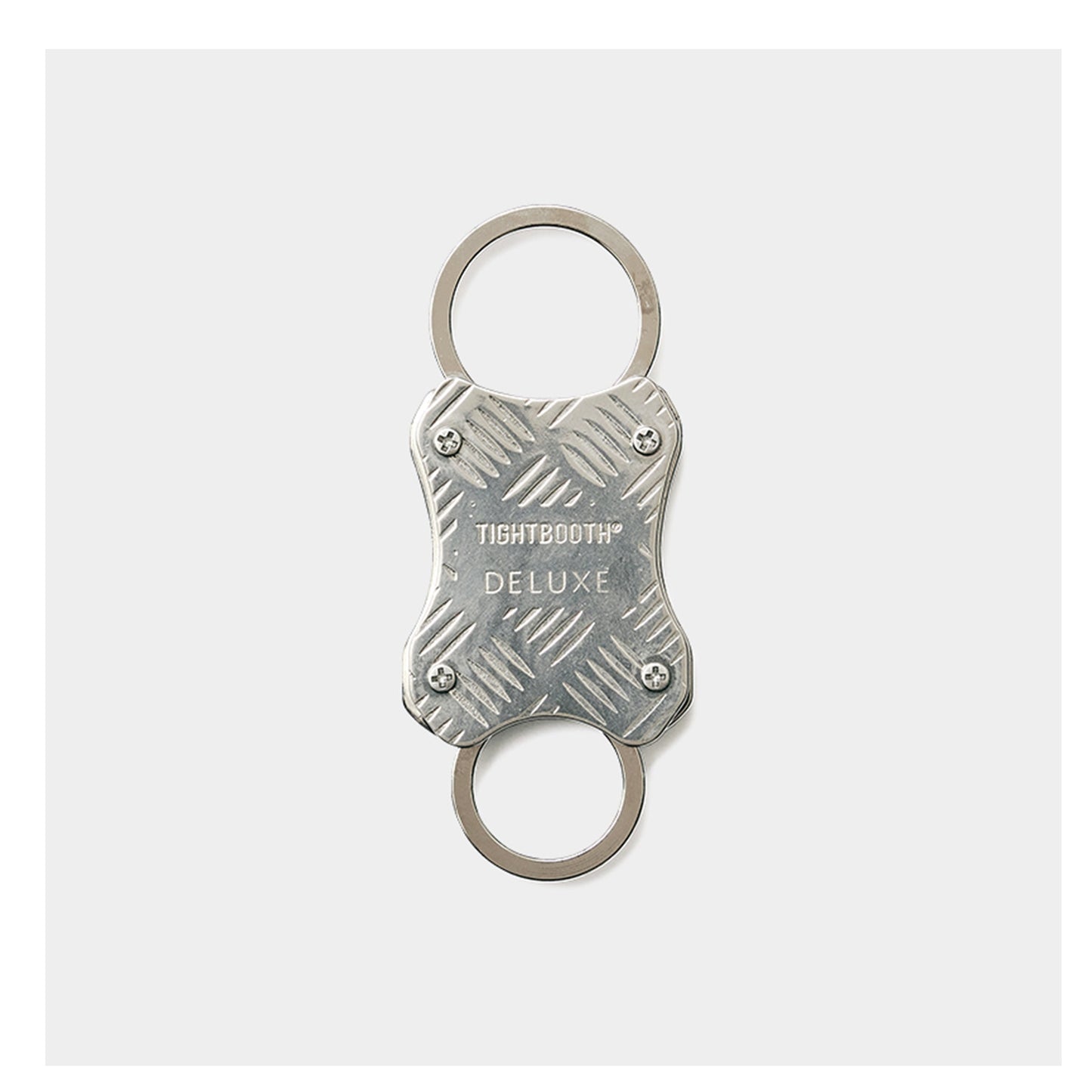 CHECKER PLATE CARABINER(TIGHTBOOTH x DELUXE) / NICKEL