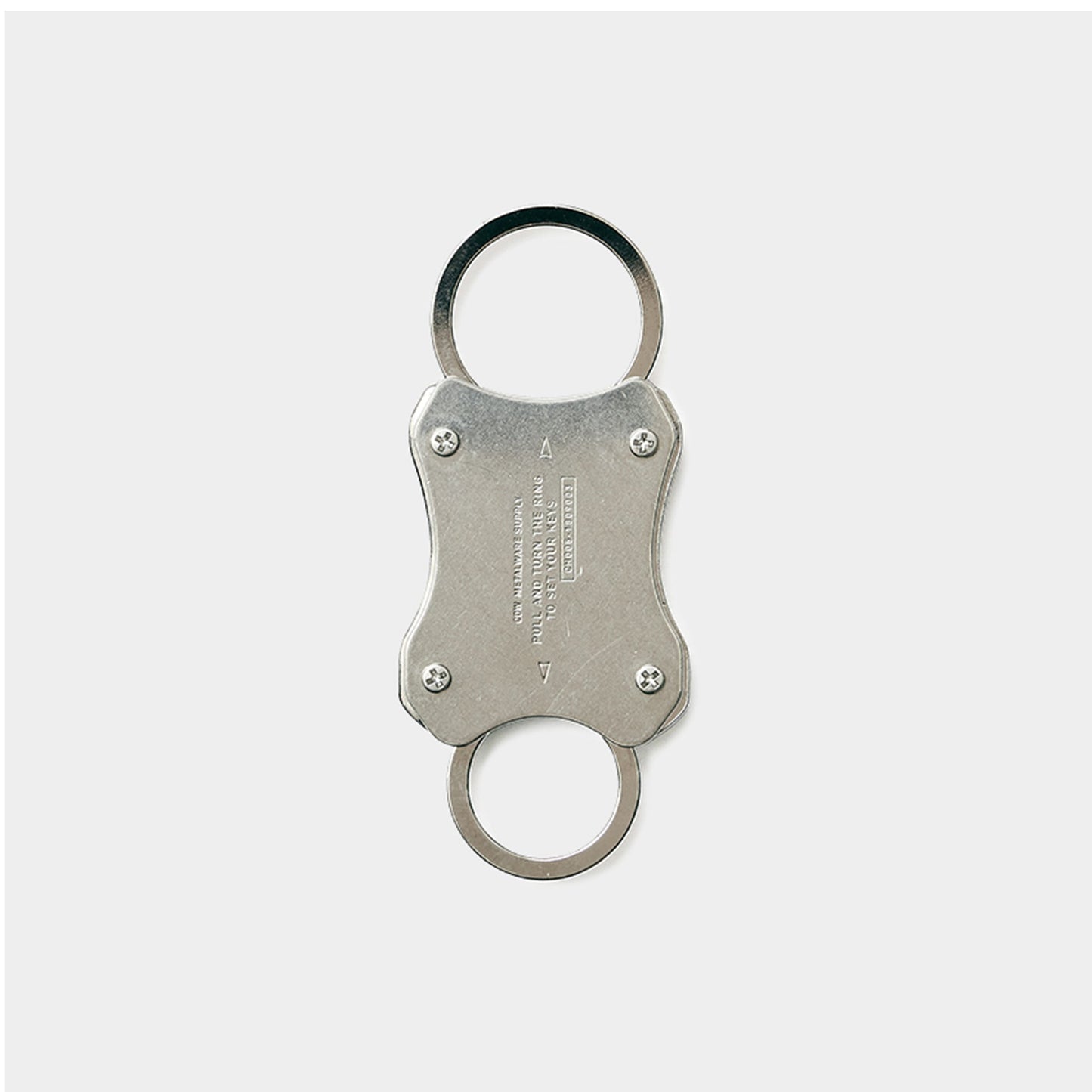 CHECKER PLATE CARABINER(TIGHTBOOTH x DELUXE) / NICKEL