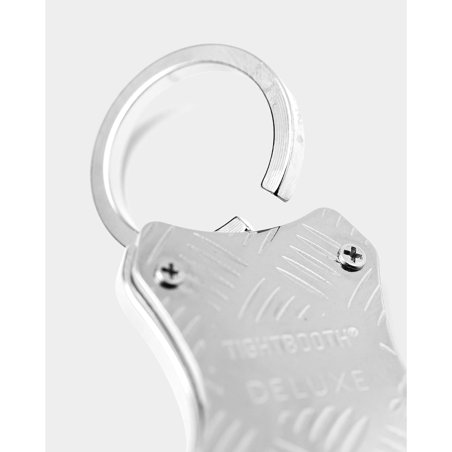 CHECKER PLATE CARABINER(TIGHTBOOTH x DELUXE) / NICKEL