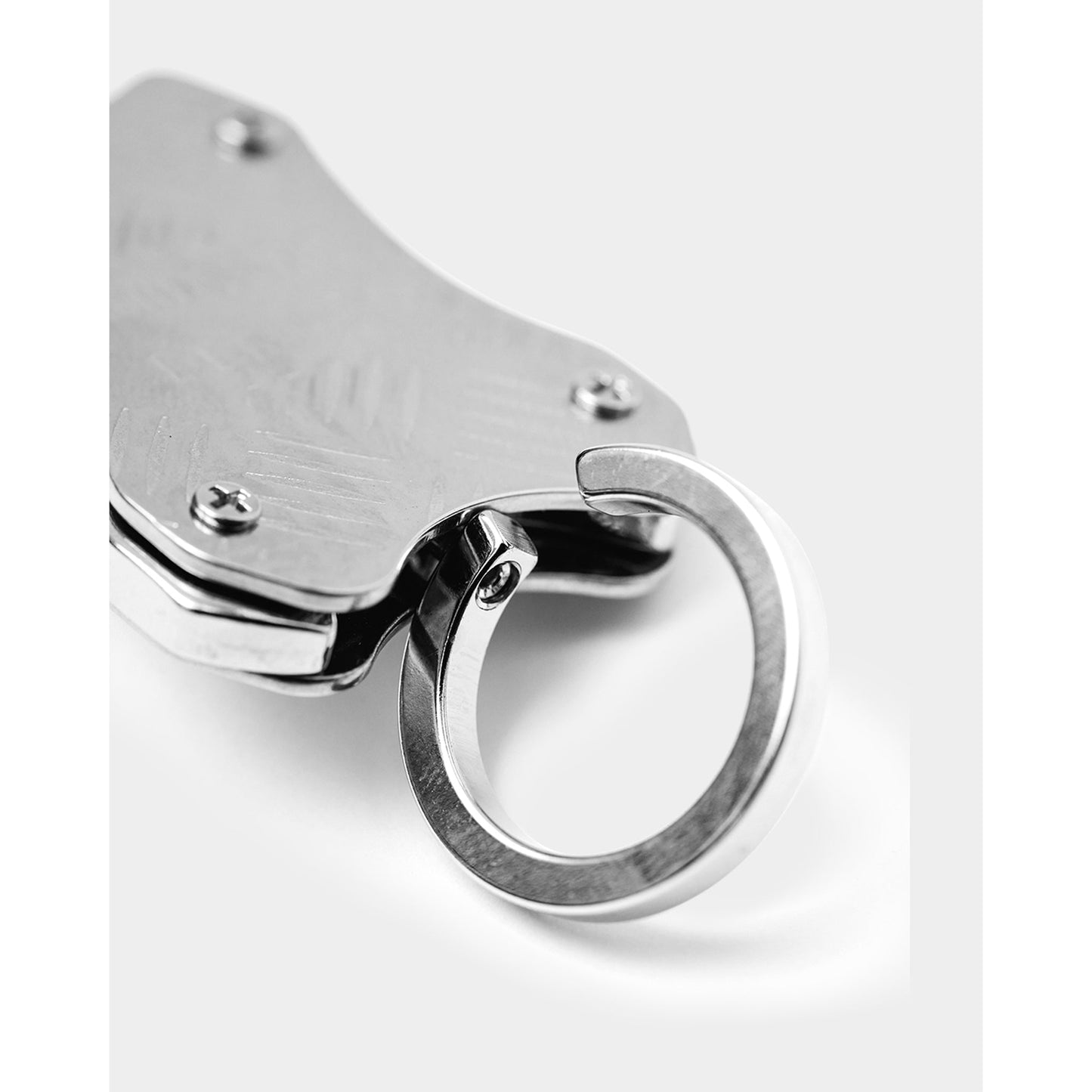 CHECKER PLATE CARABINER(TIGHTBOOTH x DELUXE) / NICKEL