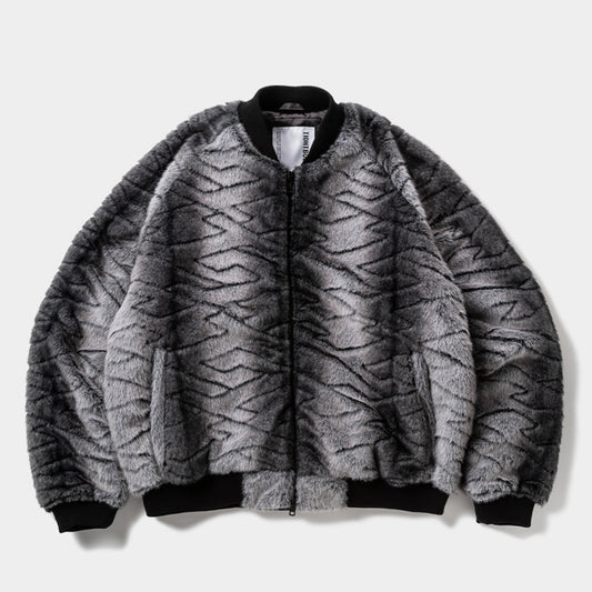 T QUILT FUR MA-1 / BLACK
