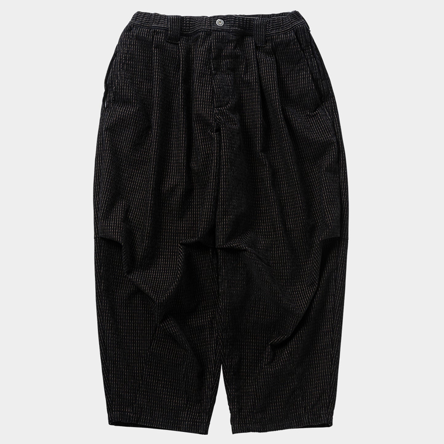 DOT CORD BALLOON PANTS / BLACK