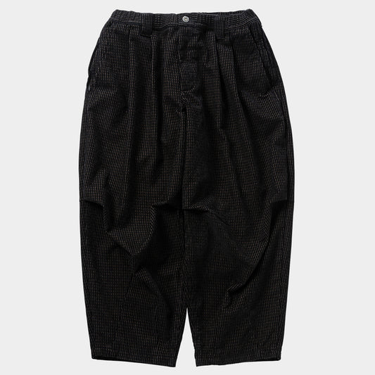 DOT CORD BALLOON PANTS / BLACK