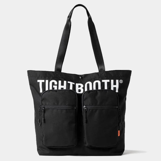 DOUBLE POCKET TOTE / BLACK