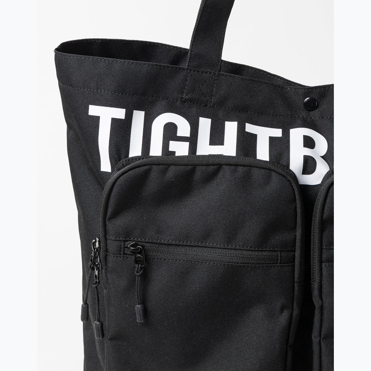 DOUBLE POCKET TOTE / BLACK