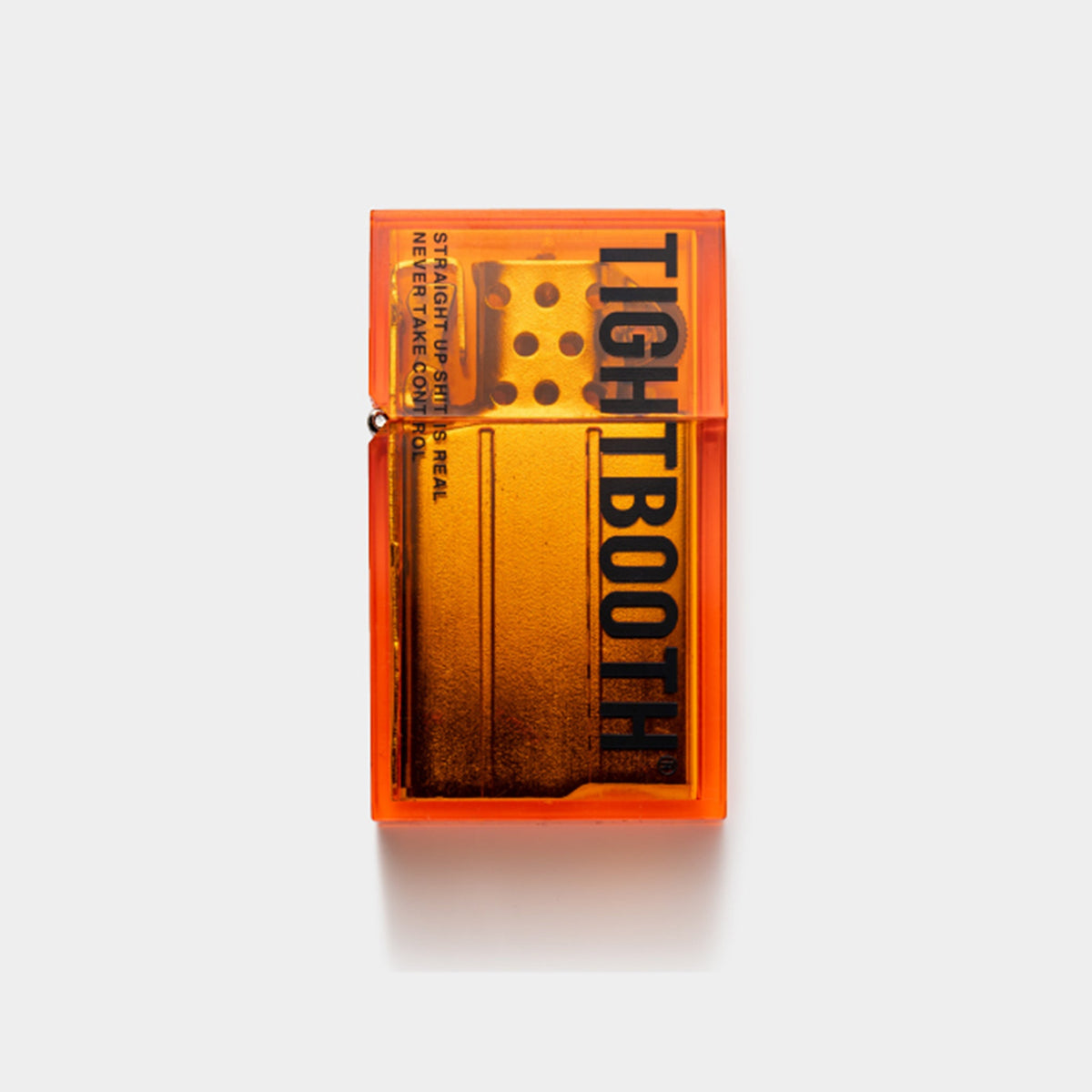 LABEL LOGO HARD EDGE LIGHTER / ORANGE
