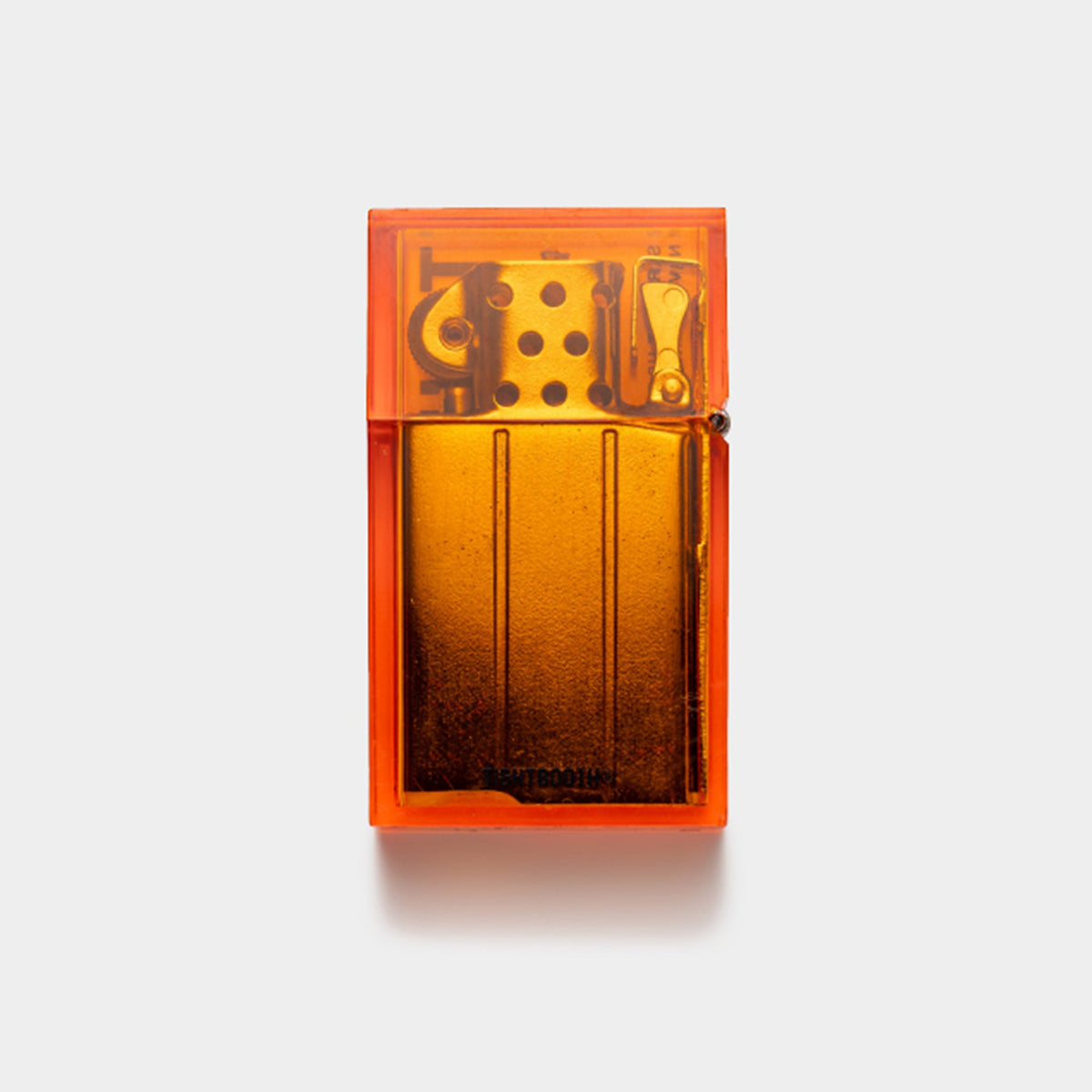 LABEL LOGO HARD EDGE LIGHTER / ORANGE