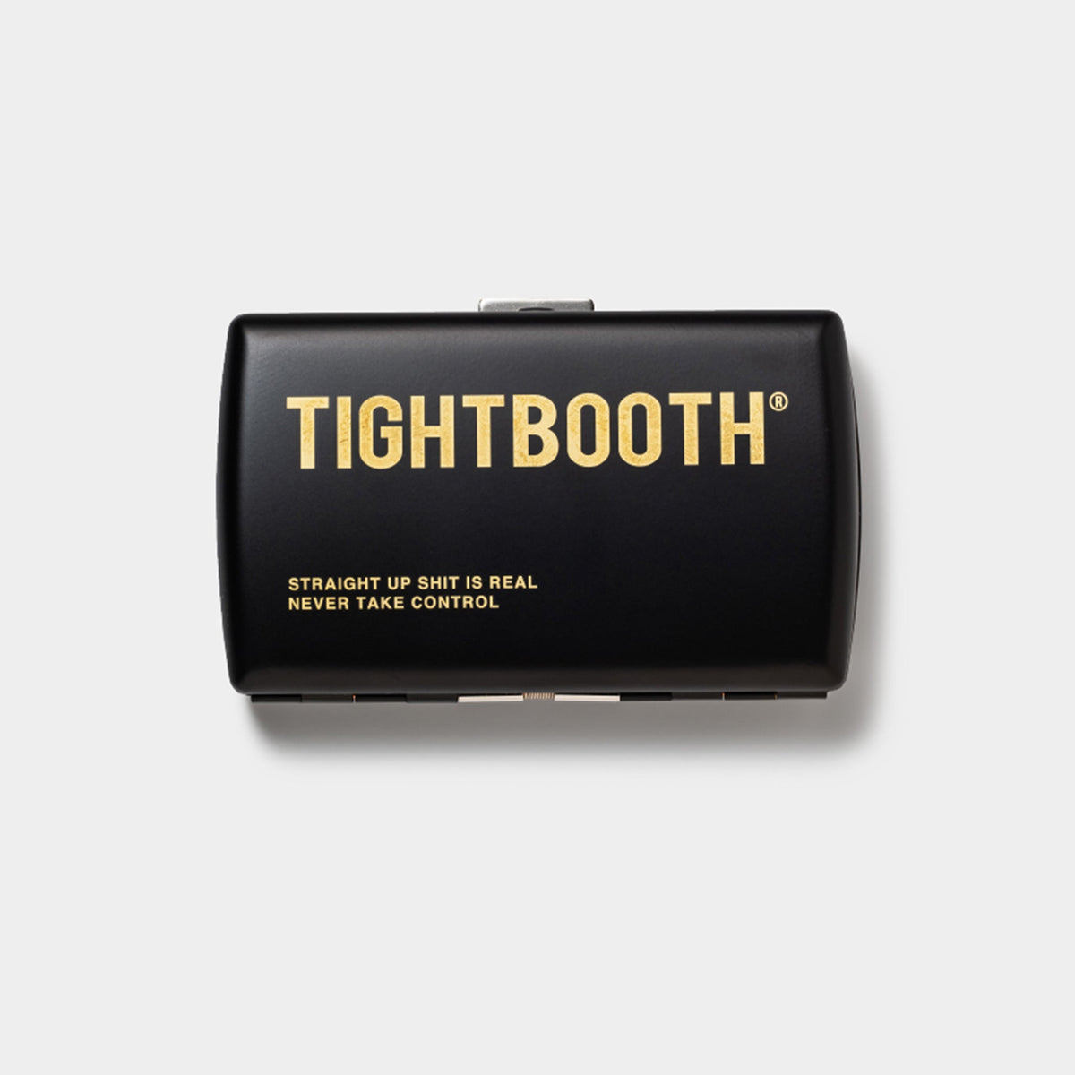 LABEL LOGO CIGARETTE CASE -BLACK- / BLACK