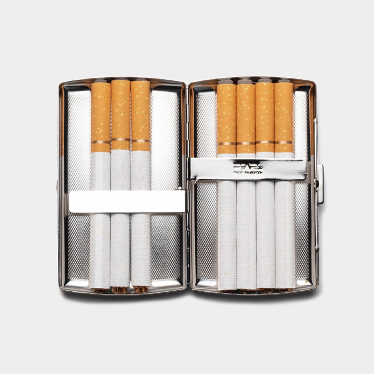 LABEL LOGO CIGARETTE CASE -SILVER- / SILVER