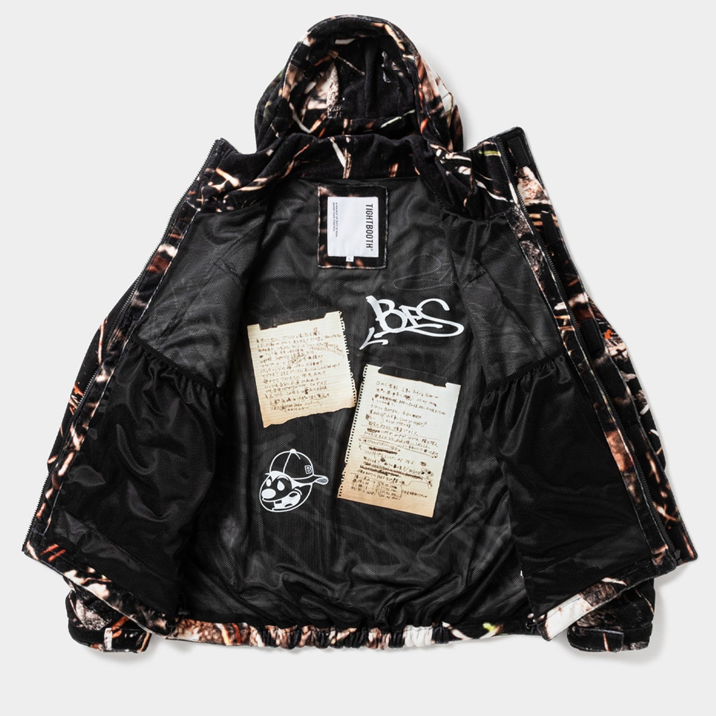 TACTICAL VELOUR CAMO JKT（TIGHTBOOTH x BES）/ CAMO