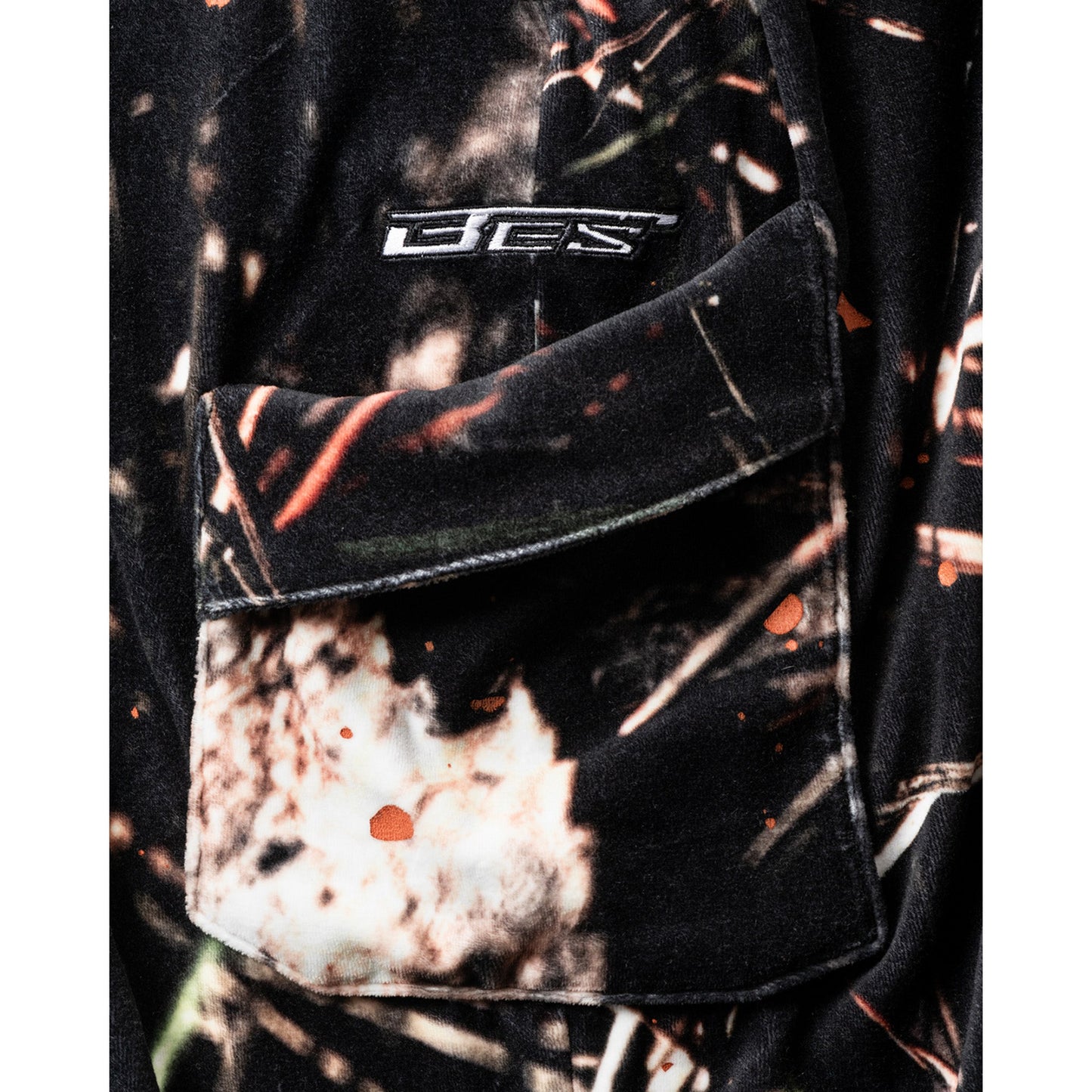 TACTICAL VELOUR CAMO BALLOON PANTS（TIGHTBOOTH x BES）/ CAMO