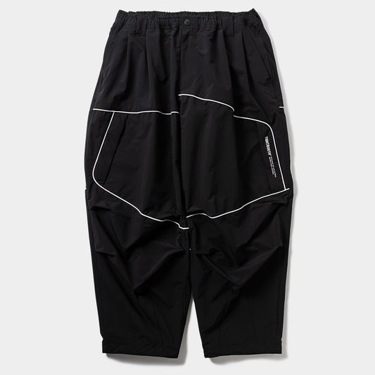 PIPING TACTICAL BALLOON PANTS / BLACK