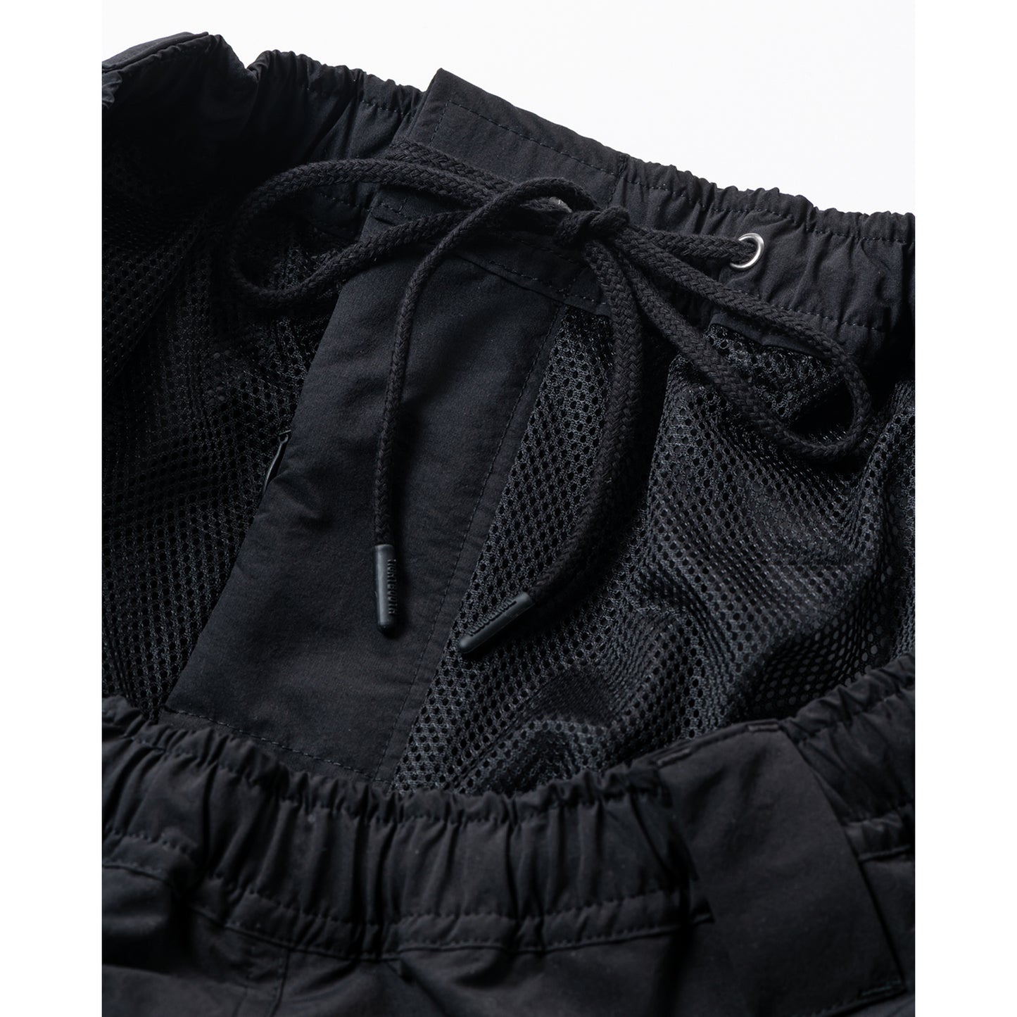 PIPING TACTICAL BALLOON PANTS / BLACK