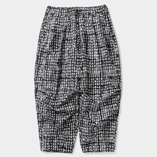 BLEEDING LOGO BALLON PANTS / BLACK