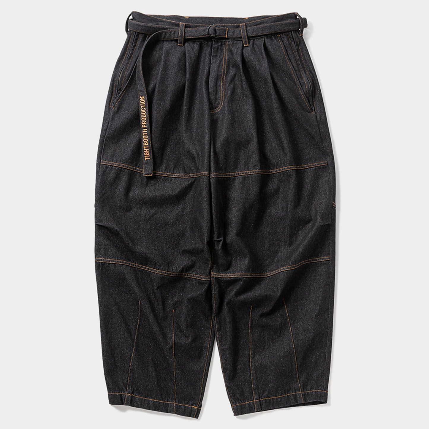 DENIM BALLOON PANTS / BLACK