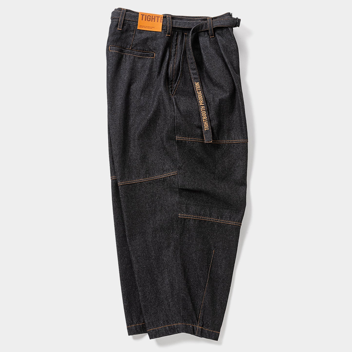 DENIM BALLOON PANTS / BLACK