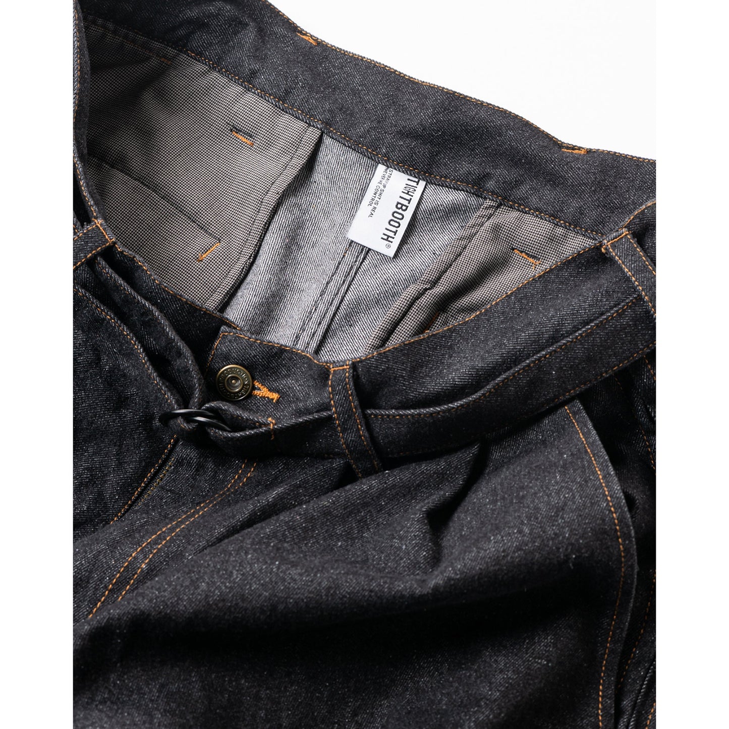 DENIM BALLOON PANTS / BLACK
