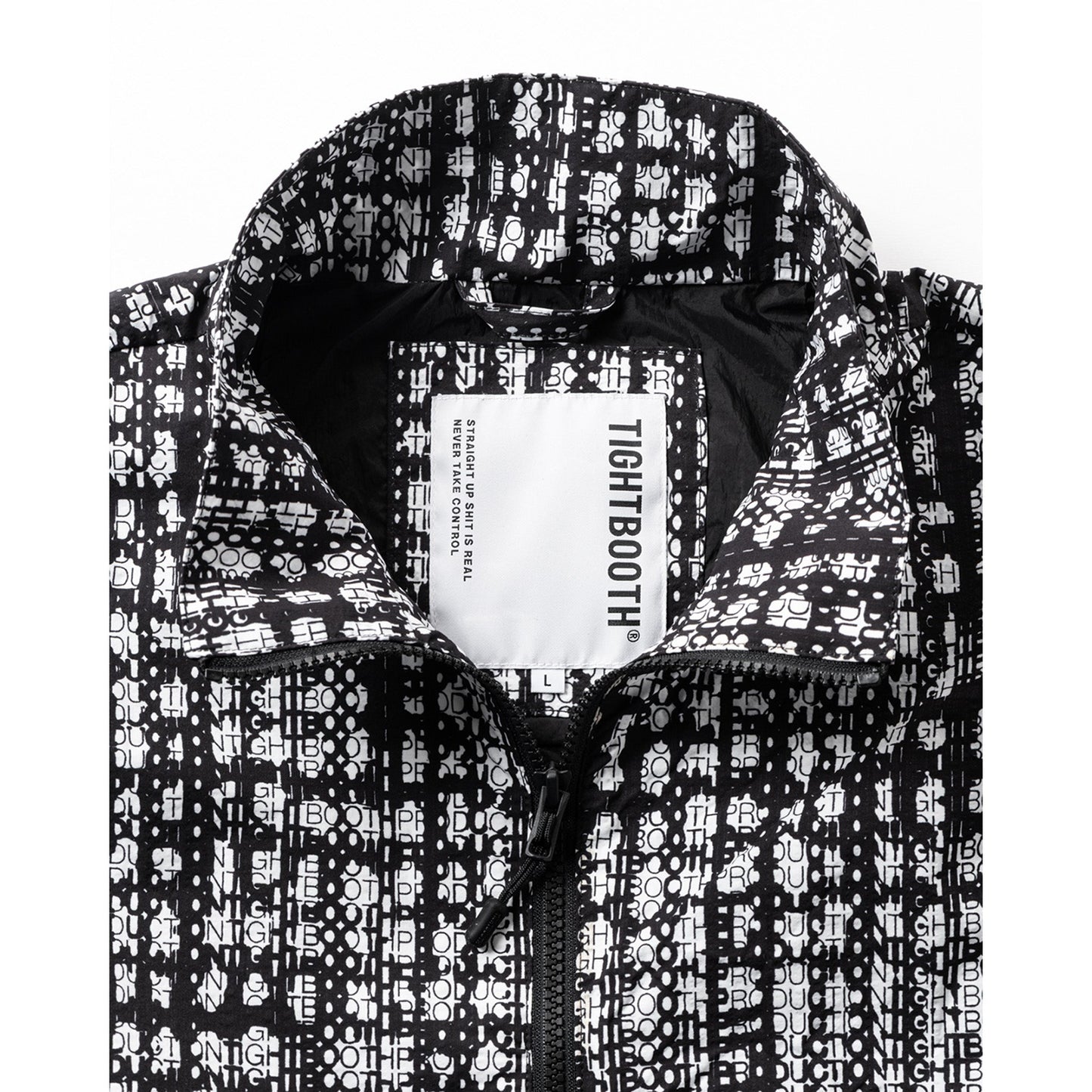 BLEEDING LOGO JACKET / BLACK