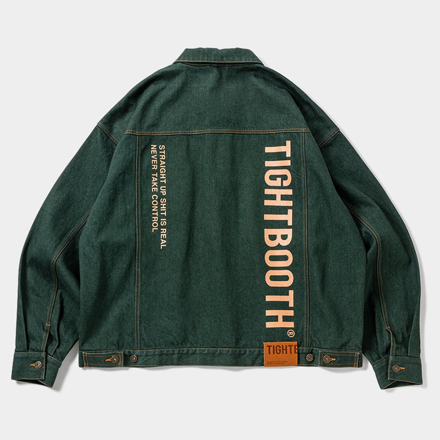 DENIM JACKET / DARK GREEN