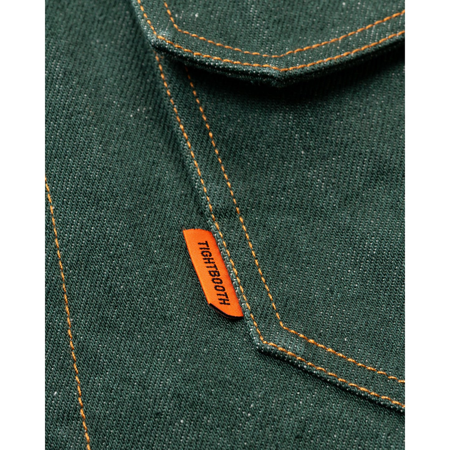 DENIM JACKET / DARK GREEN