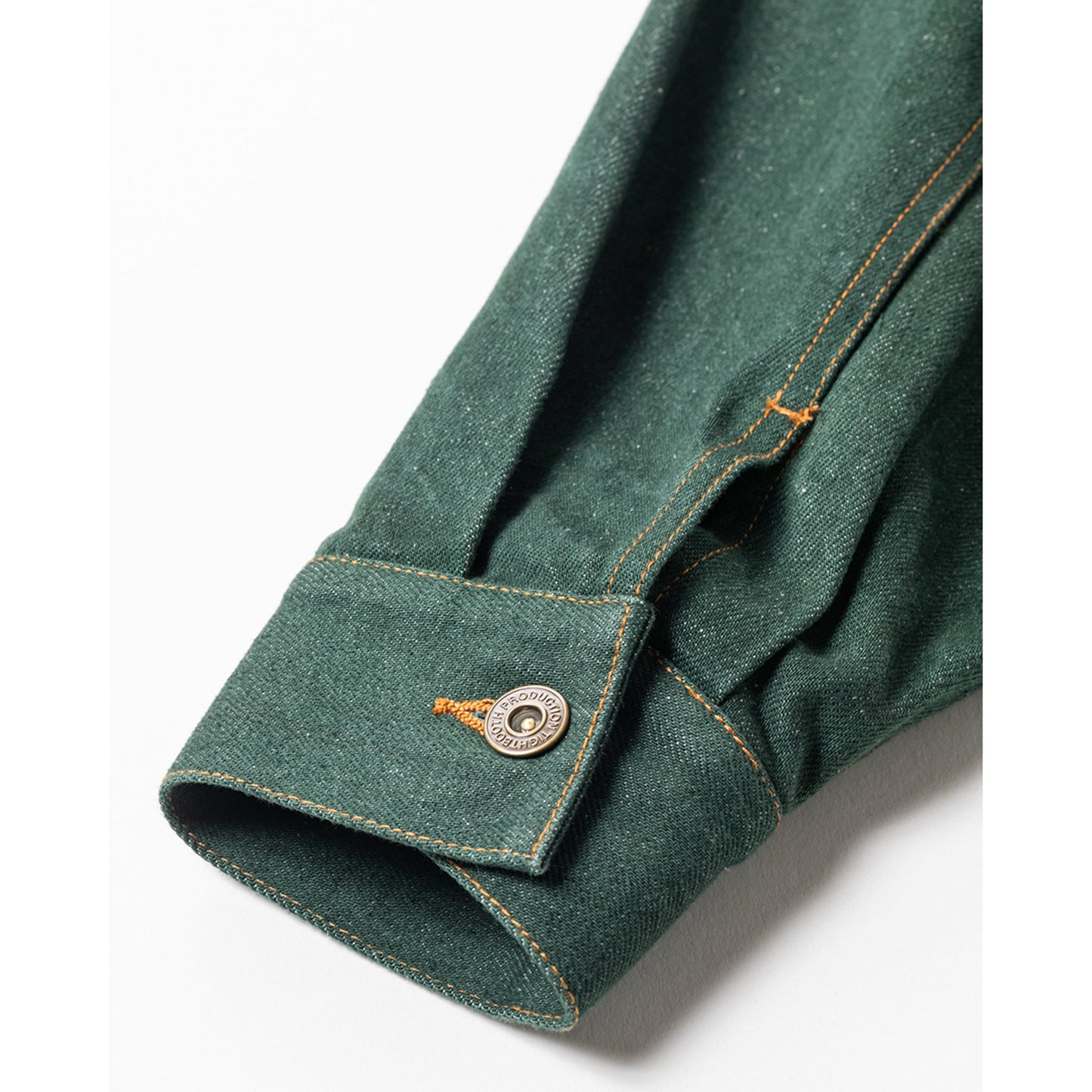 DENIM JACKET / DARK GREEN