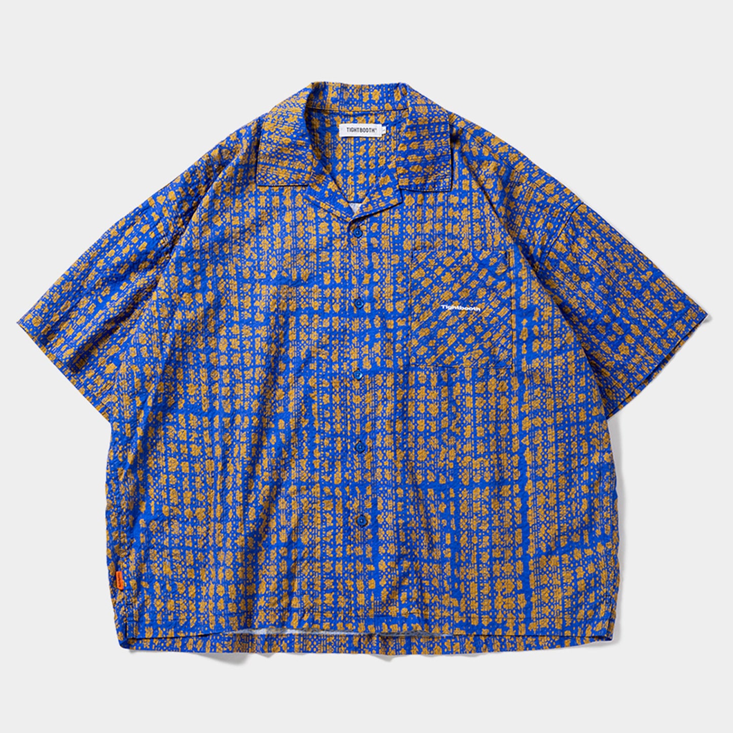 BLEEDING LOGO ALOHA / BLUE x MUSTARD