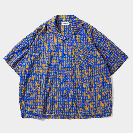 BLEEDING LOGO ALOHA / BLUE x MUSTARD