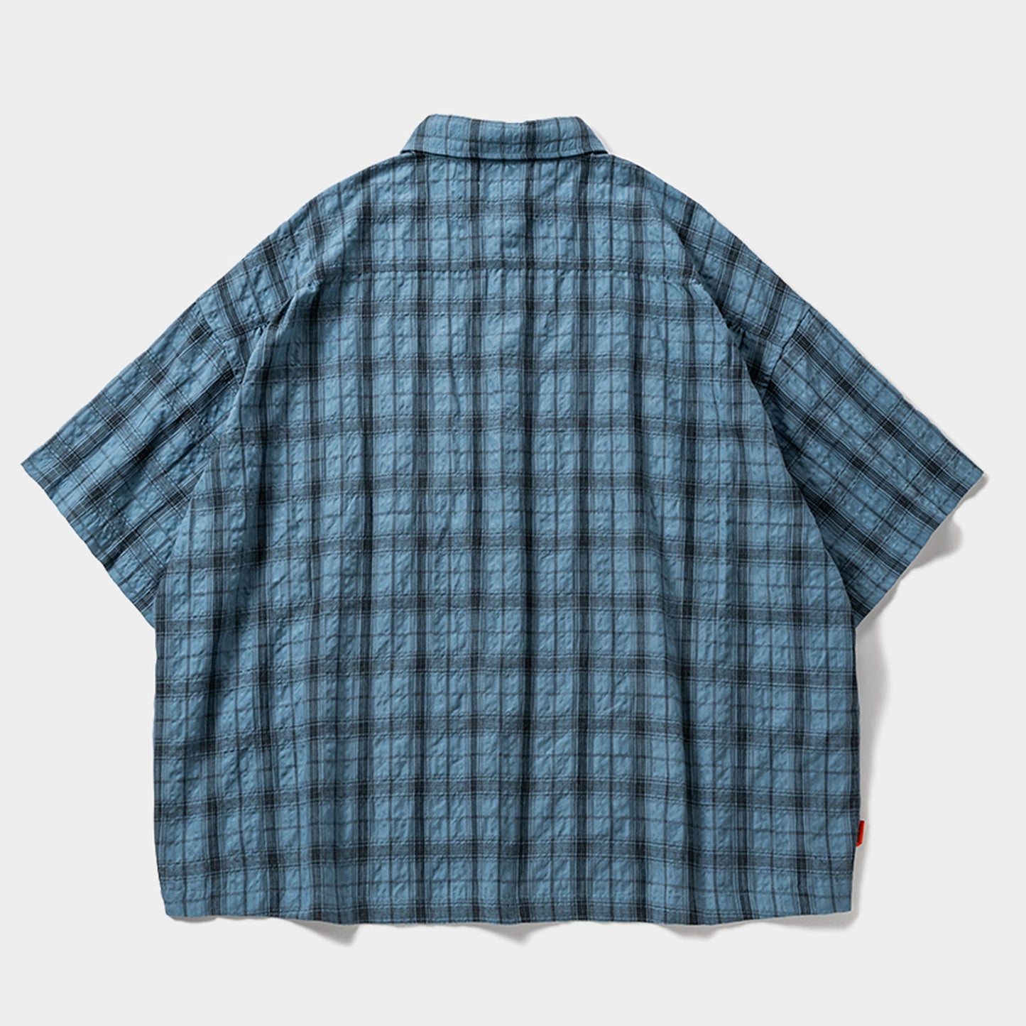 PLAID S/S SHIRT / SAX
