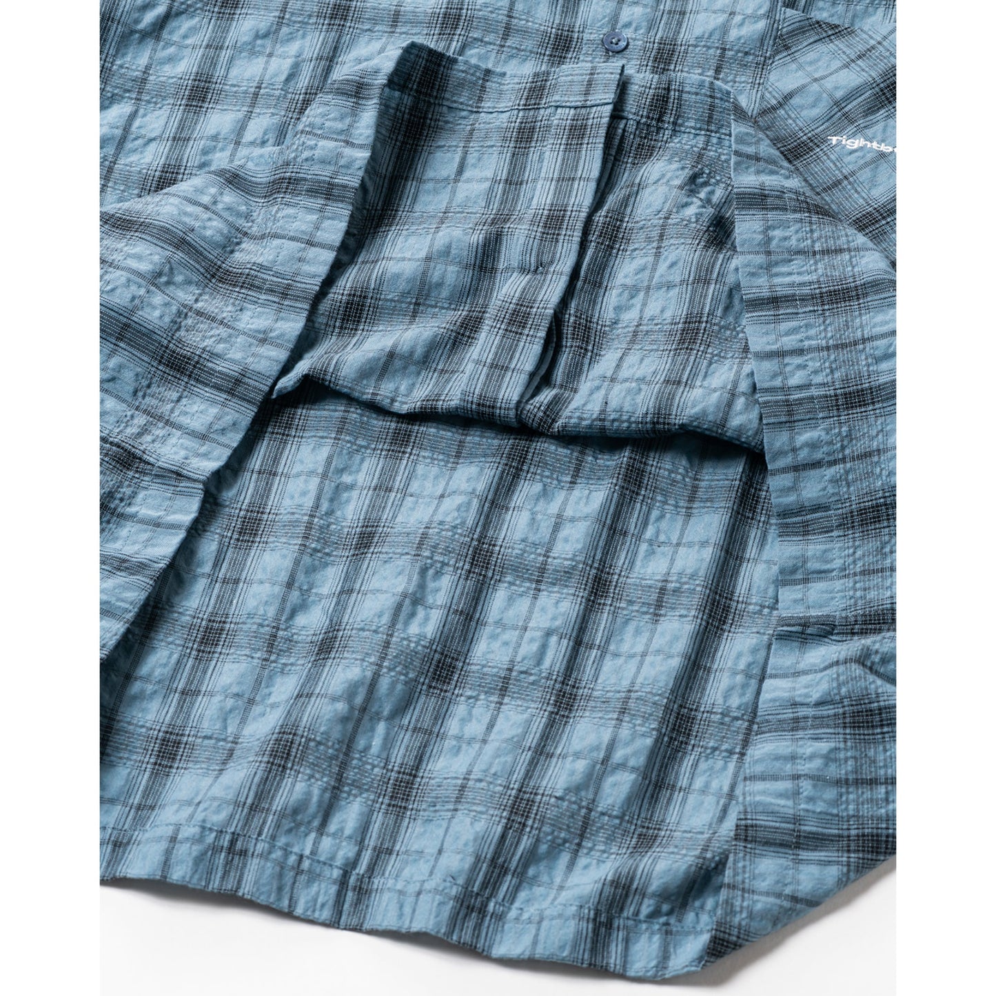 PLAID S/S SHIRT / SAX