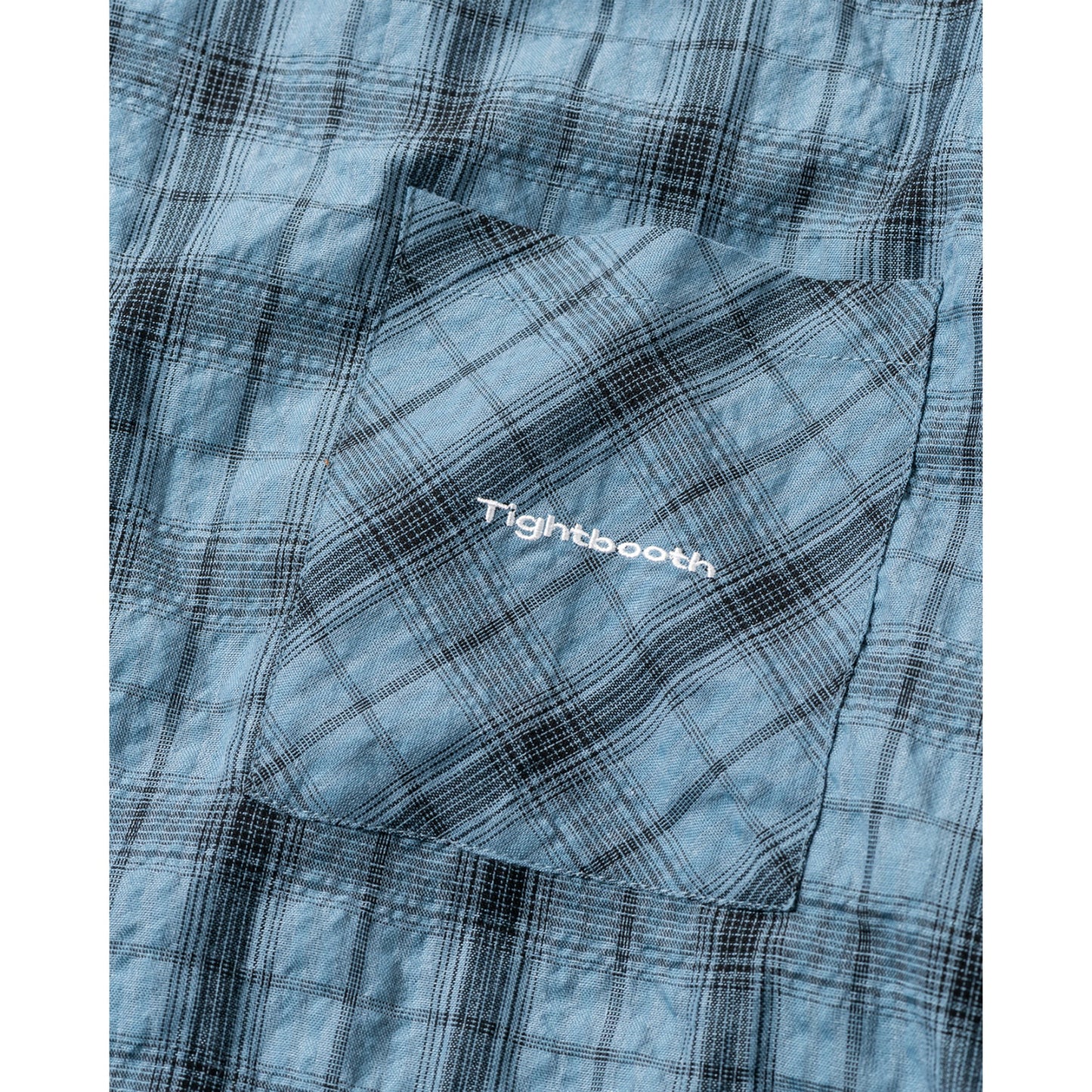 PLAID S/S SHIRT / SAX
