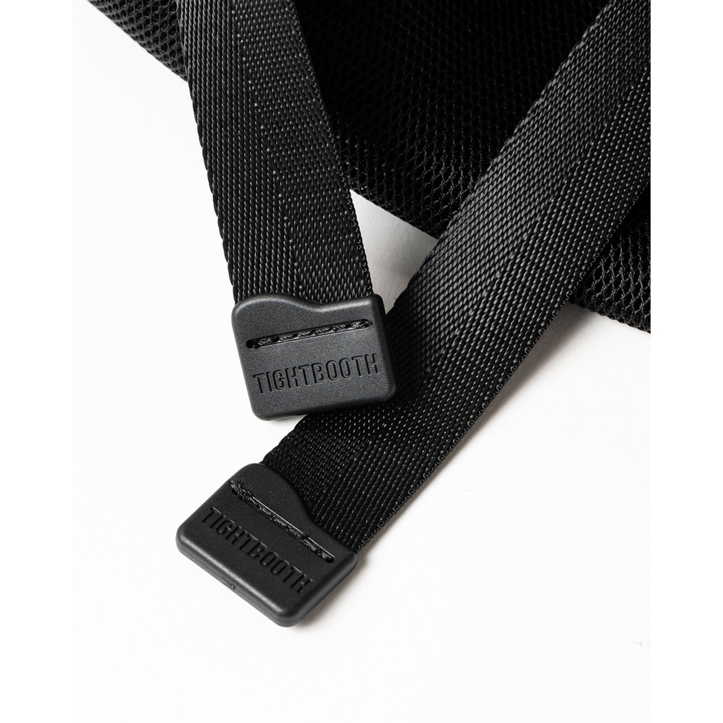 LOGO MESH KNAPSACK / BLACK
