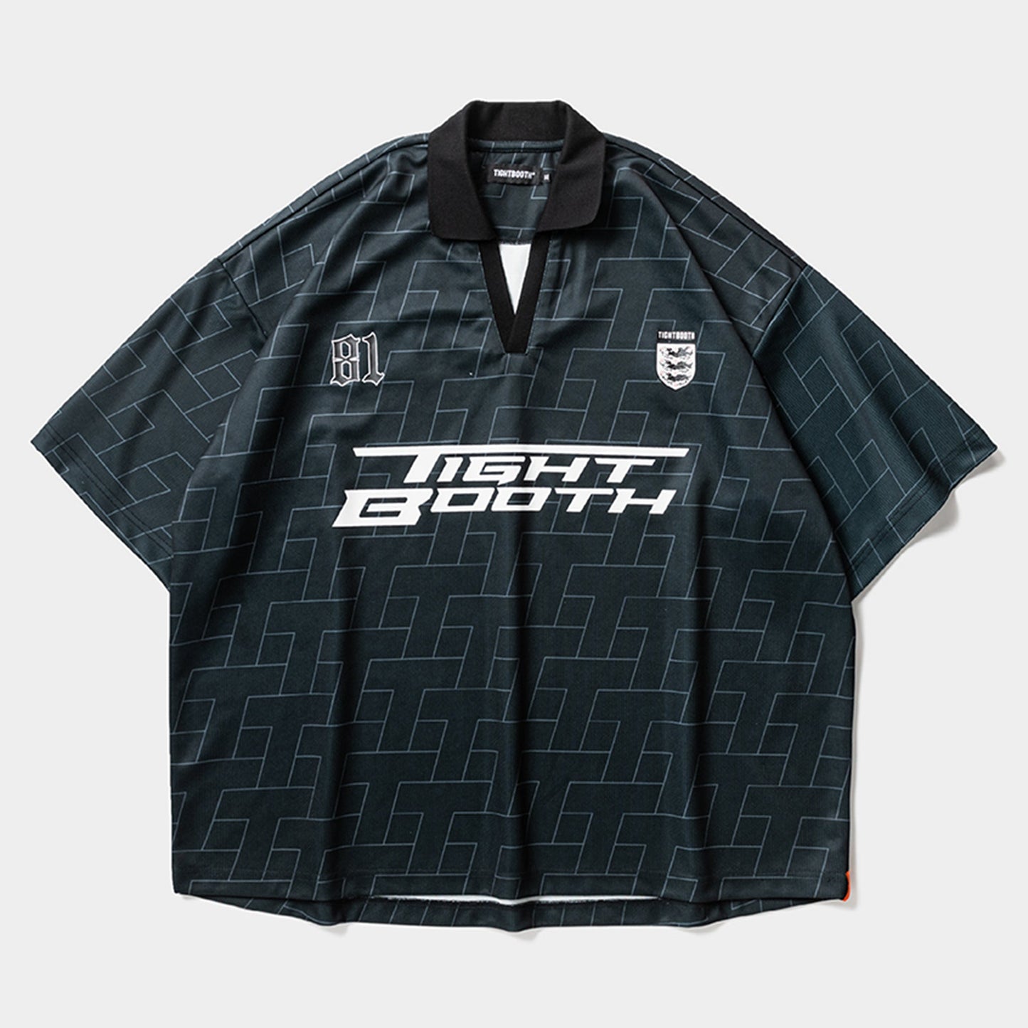 JERSEY OPEN POLO / BLACK