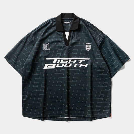 JERSEY OPEN POLO / BLACK