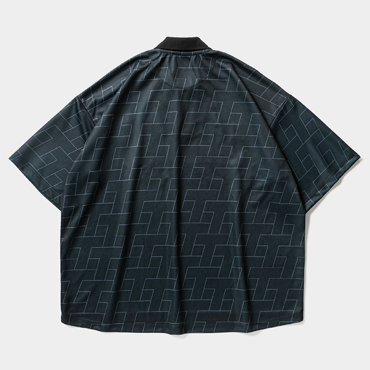 JERSEY OPEN POLO / BLACK