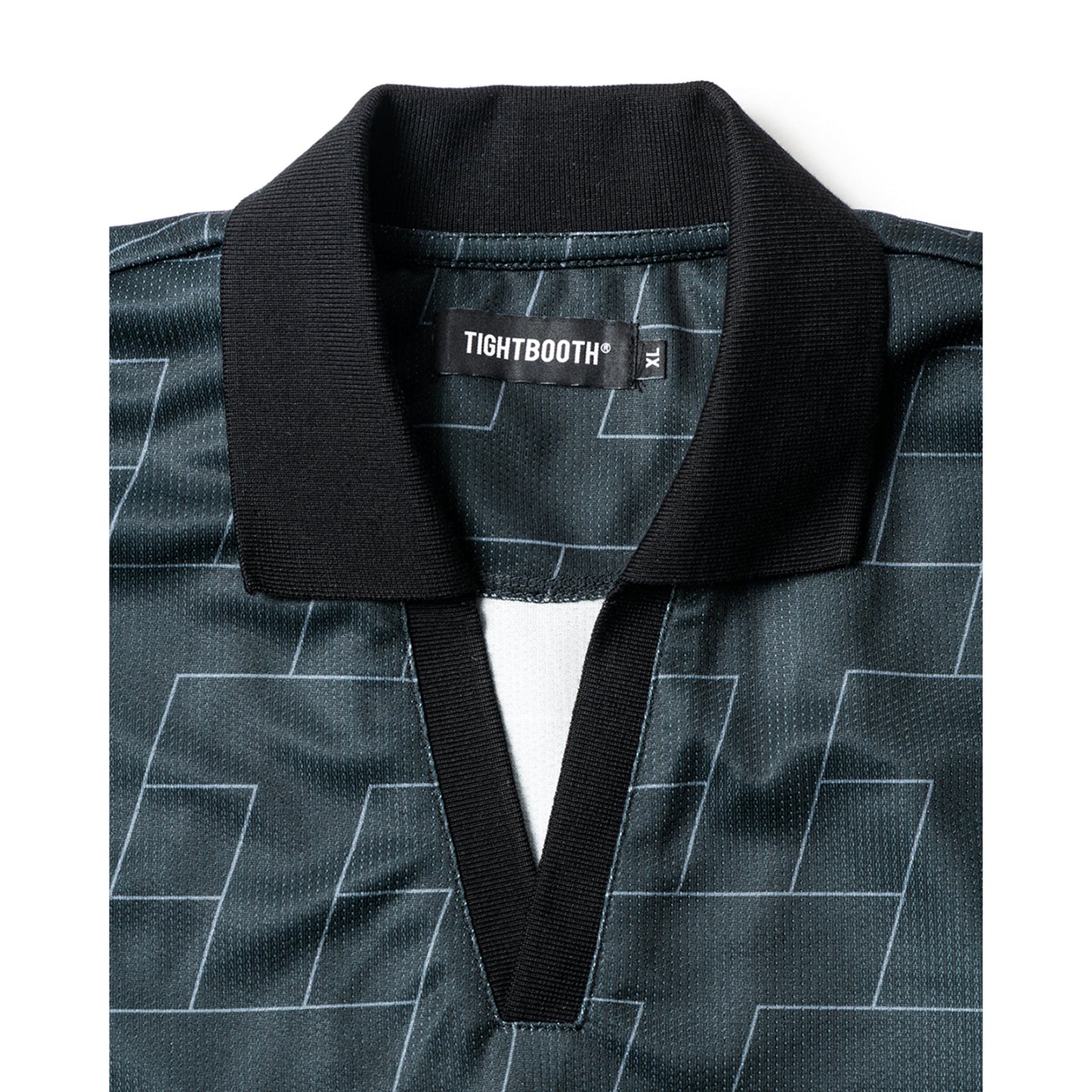 JERSEY OPEN POLO / BLACK