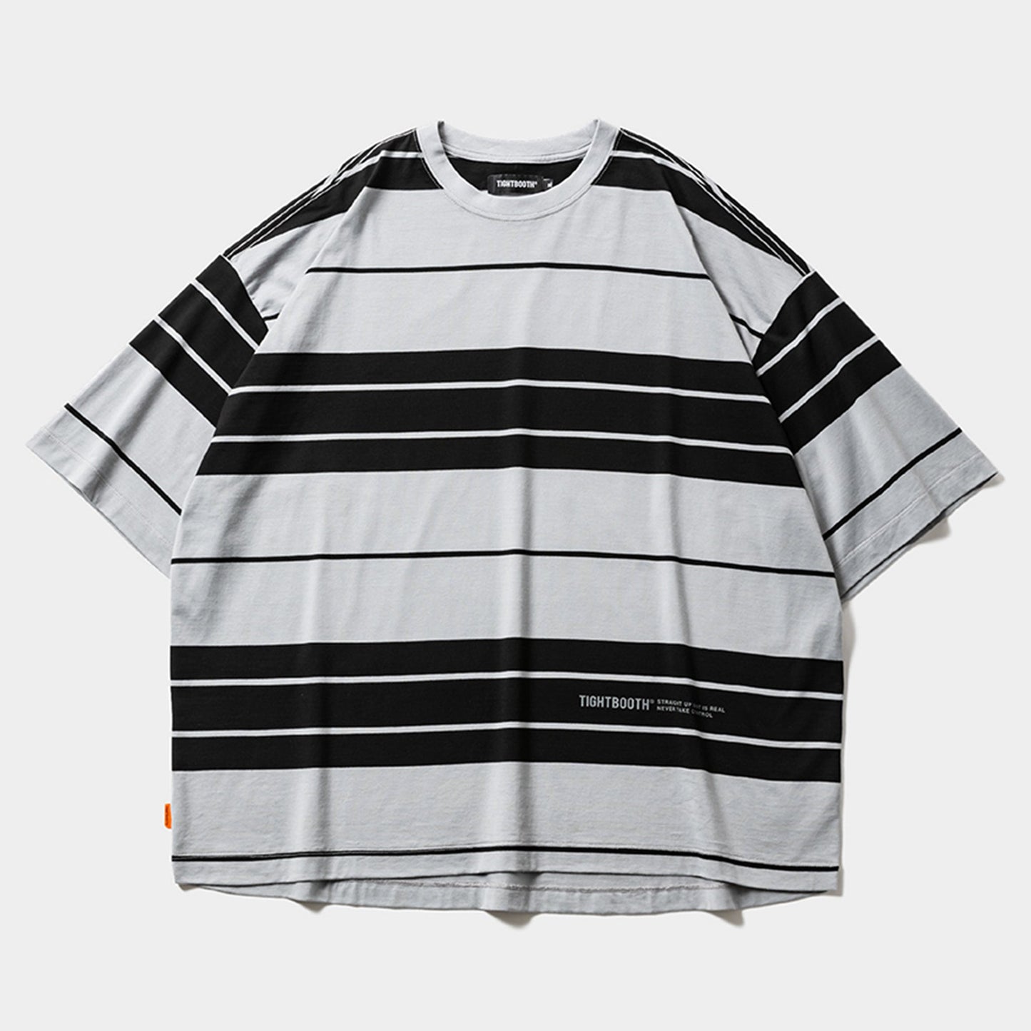 BORDER S/S T-SHIRTS / GRAY