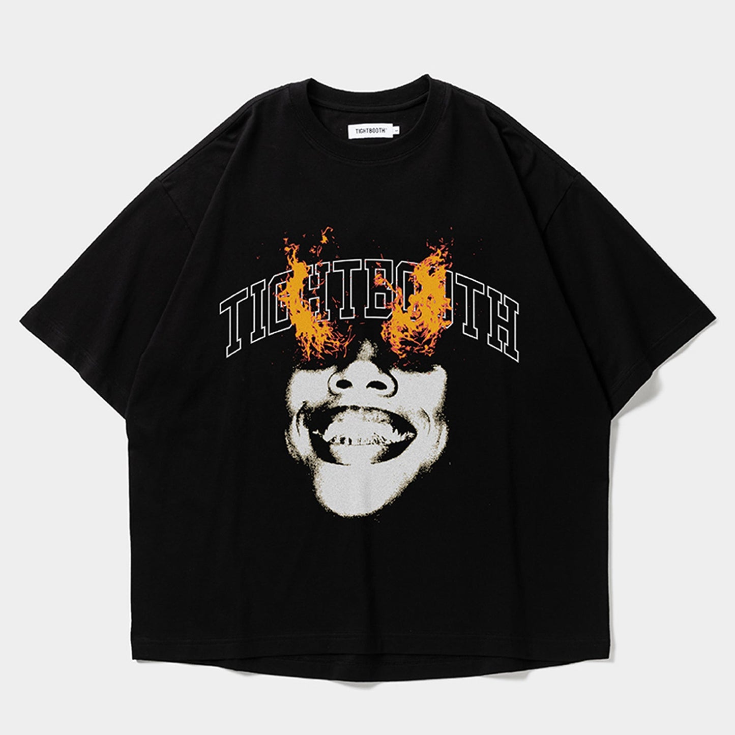 BURNING S/S T-SHIRT / BLACK