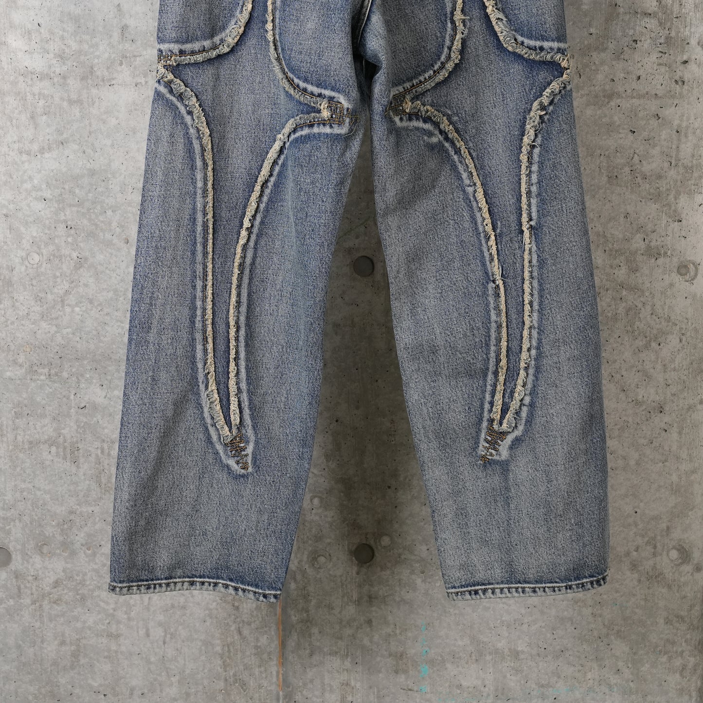 TRIBAL DENIM PANTS / BLUE