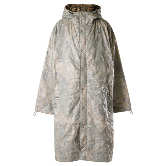 DOUBLE SHELTERED PONCHO / GREY