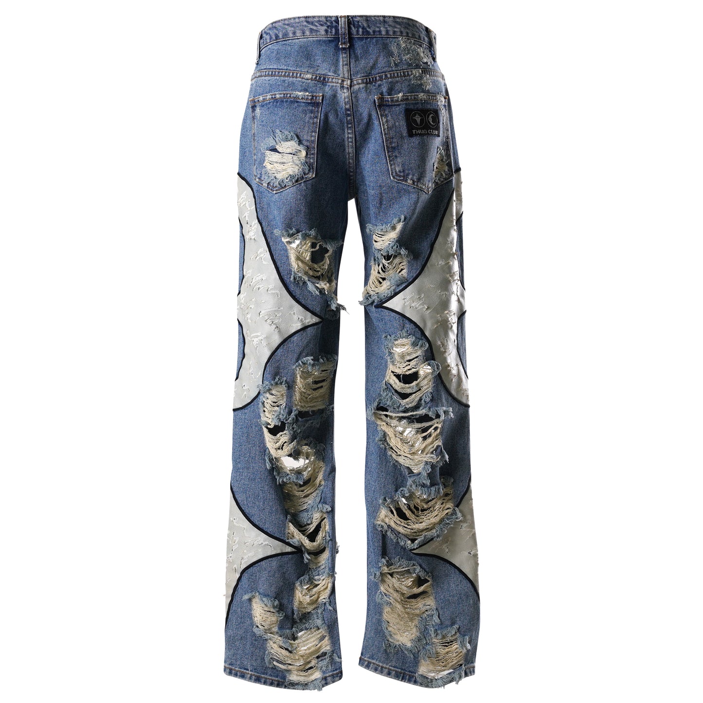 TC LEATHER WASHING DENIM PANTS (WAR VER.) / BLUE